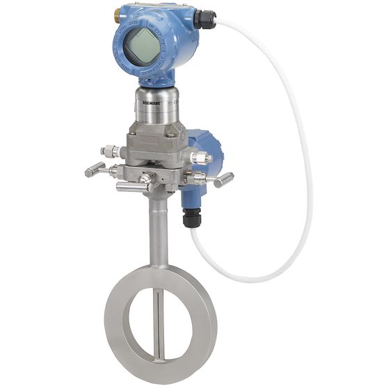 rosemount-3051sfc-compact-annubar-flow-meter-facing-left-diagphram-seal